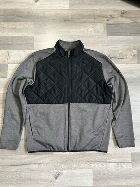 Callaway Gray and Black Weather Series Zip Hoodie size M